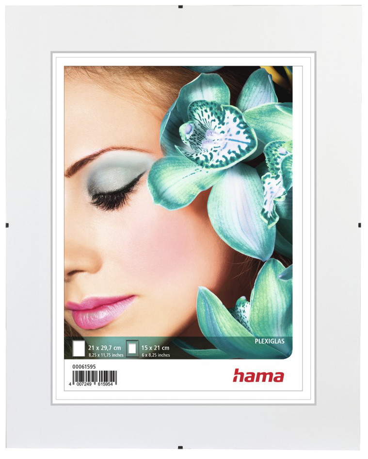 hama rahmenloser Bilderhalter , Clip-Fix, , 21 x 29,7 cm von Hama