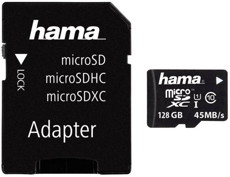 microSDXC (128GB) Class 10 Speicherkarte von Hama
