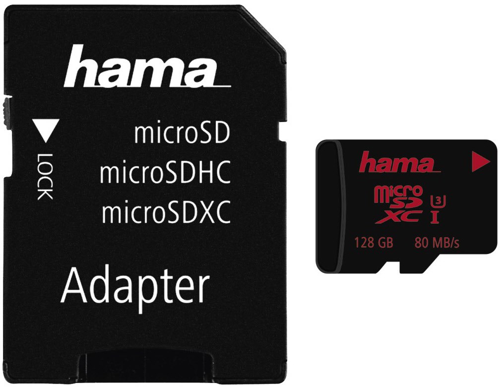 microSDXC (128GB) UHS Class 3 Speicherkarte von Hama