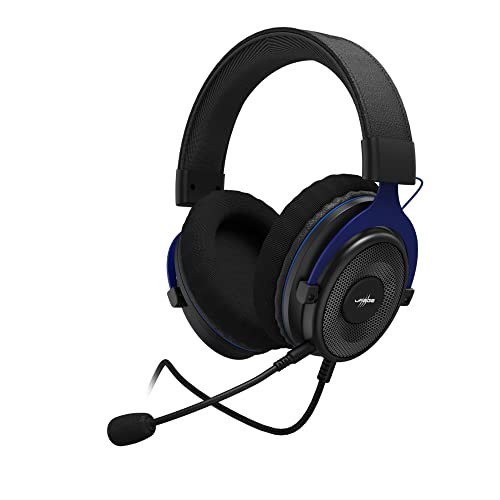 Hama SoundZ 900 DAC Kopfhörer mit Bügel, 3,5-mm-Anschluss, Schwarz, Blau von Hama