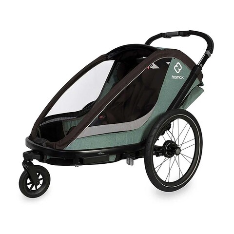 Hamax Kinderfahrradanhänger Cocoon Two grün von Hamax