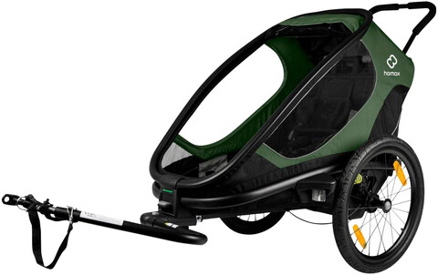 Hamax Kinderfahrradanhänger Outback One Green/Black Hamax Kinderfahrradanhänger Outback One Green/Black von Hamax