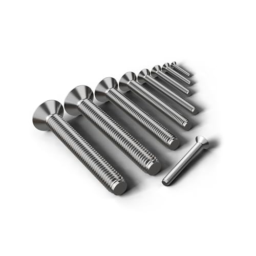 M12×180mm Packung mit 25 Edelstahlschrauben Senkkopfschrauben mit Innensechskant - ideal für die Industrie Haushalt Senkkopfschrauben M12 Schraubensatz DIN 7991 A2 V2A M12×180mm Packung mit 25 Edelstahlschrauben Senkkopfschrauben mit Innensechskant - ideal für die Industrie Haushalt Senkkopfschrauben M12 Schraubensatz DIN 7991 A2 V2A von Hamburg Enterprises