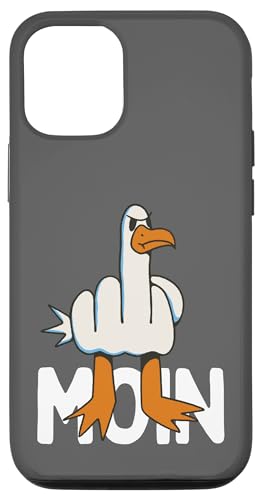 Hülle für iPhone 12/12 Pro Hamburger Möwe Moin Mittelfinger Lustiges Hamburg von Hamburg Outfit Digga