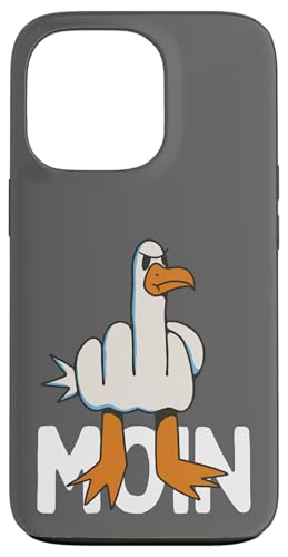 Hülle für iPhone 13 Pro Hamburger Möwe Moin Mittelfinger Lustiges Hamburg von Hamburg Outfit Digga
