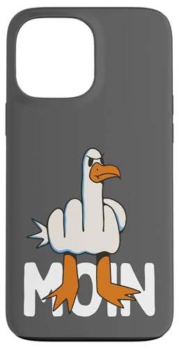 Hülle für iPhone 13 Pro Max Hamburger Möwe Moin Mittelfinger Lustiges Hamburg von Hamburg Outfit Digga