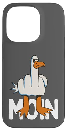 Hülle für iPhone 14 Pro Hamburger Möwe Moin Mittelfinger Lustiges Hamburg von Hamburg Outfit Digga