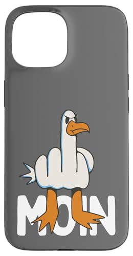 Hülle für iPhone 15 Hamburger Möwe Moin Mittelfinger Lustiges Hamburg von Hamburg Outfit Digga
