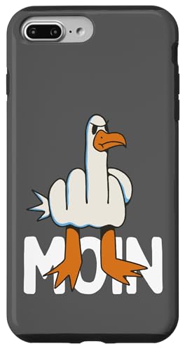 Hülle für iPhone 7 Plus/8 Plus Hamburger Möwe Moin Mittelfinger Lustiges Hamburg von Hamburg Outfit Digga