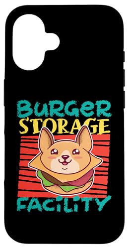 Burger Aufbewahrungsmöglichkeit Hund Cheeseburger Hülle für iPhone 16 Burger Aufbewahrungsmöglichkeit Hund Cheeseburger Hülle für iPhone 16 von Hamburger And Cheeseburger Fast Food Designs