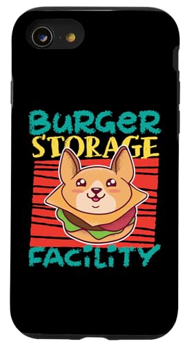 Burger Aufbewahrungsmöglichkeit Hund Cheeseburger Hülle für iPhone SE (2020) / 7 / 8 von Hamburger And Cheeseburger Fast Food Designs