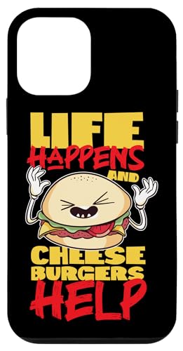 Das Leben passiert und Cheeseburger helfen Hülle für iPhone 12 mini Das Leben passiert und Cheeseburger helfen Hülle für iPhone 12 mini von Hamburger And Cheeseburger Fast Food Designs