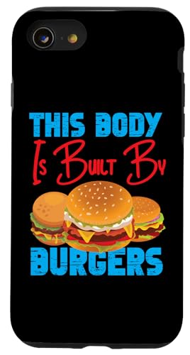 Dieser Körper wird von Burgers Cheeseburgern gebaut Hülle für iPhone SE (2020) / 7 / 8 von Hamburger And Cheeseburger Fast Food Designs