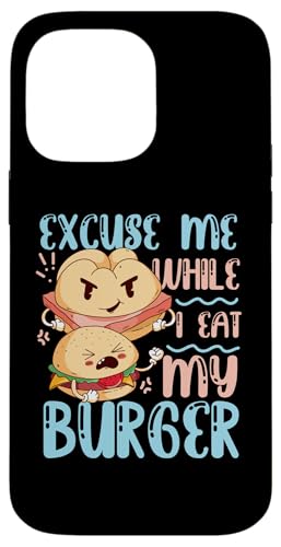 Entschuldigen Sie mich, während ich meine Burger esse Hülle für iPhone 14 Pro Max Entschuldigen Sie mich, während ich meine Burger esse Hülle für iPhone 14 Pro Max von Hamburger And Cheeseburger Fast Food Designs