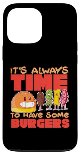Es ist immer Zeit, ein paar Burger zu essen Hülle für iPhone 13 Pro Max Es ist immer Zeit, ein paar Burger zu essen Hülle für iPhone 13 Pro Max von Hamburger And Cheeseburger Fast Food Designs