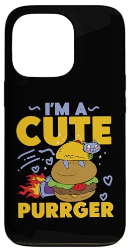 Ich bin ein süßer Purrger Taco Cat On Burger Hülle für iPhone 13 Pro Ich bin ein süßer Purrger Taco Cat On Burger Hülle für iPhone 13 Pro von Hamburger And Cheeseburger Fast Food Designs