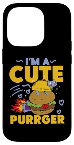 Ich bin ein süßer Purrger Taco Cat On Burger Hülle für iPhone 14 Pro Ich bin ein süßer Purrger Taco Cat On Burger Hülle für iPhone 14 Pro von Hamburger And Cheeseburger Fast Food Designs