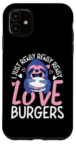 Ich liebe Burgers Sloth einfach wirklich sehr Hülle für iPhone 11 Ich liebe Burgers Sloth einfach wirklich sehr Hülle für iPhone 11 von Hamburger And Cheeseburger Fast Food Designs