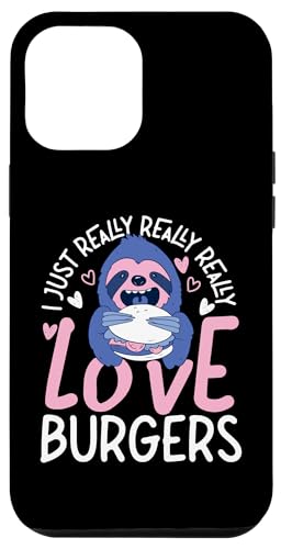 Ich liebe Burgers Sloth einfach wirklich sehr Hülle für iPhone 12 Pro Max Ich liebe Burgers Sloth einfach wirklich sehr Hülle für iPhone 12 Pro Max von Hamburger And Cheeseburger Fast Food Designs