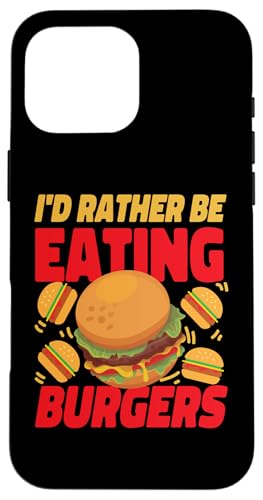 Ich würde lieber Burger essen Cheeseburger Hülle für iPhone 16 Pro Max Ich würde lieber Burger essen Cheeseburger Hülle für iPhone 16 Pro Max von Hamburger And Cheeseburger Fast Food Designs