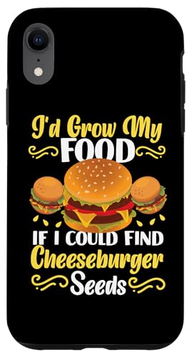 Ich würde mein Essen anbauen, wenn ich Cheeseburgersamen finden könnte Hülle für iPhone XR Ich würde mein Essen anbauen, wenn ich Cheeseburgersamen finden könnte Hülle für iPhone XR von Hamburger And Cheeseburger Fast Food Designs