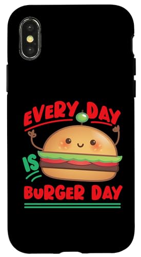 Jeder Tag ist Burger Day Hamburger Hülle für iPhone X/XS Jeder Tag ist Burger Day Hamburger Hülle für iPhone X/XS von Hamburger And Cheeseburger Fast Food Designs