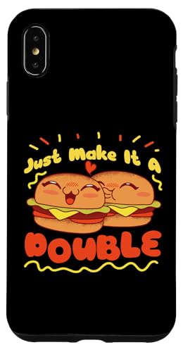 Mach es einfach zu Double Kissing Burgers Hülle für iPhone XS Max Mach es einfach zu Double Kissing Burgers Hülle für iPhone XS Max von Hamburger And Cheeseburger Fast Food Designs