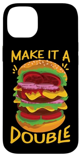 Machen Sie es zu einem doppelten Cheeseburger Hülle für iPhone 14 Plus Machen Sie es zu einem doppelten Cheeseburger Hülle für iPhone 14 Plus von Hamburger And Cheeseburger Fast Food Designs