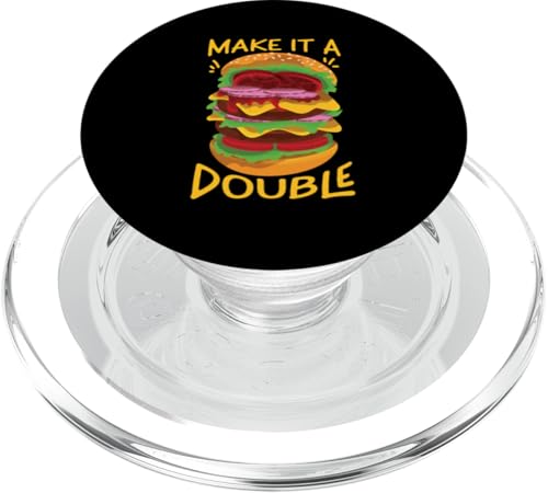 Machen Sie es zu einem doppelten Cheeseburger PopSockets PopGrip für MagSafe Machen Sie es zu einem doppelten Cheeseburger PopSockets PopGrip für MagSafe von Hamburger And Cheeseburger Fast Food Designs