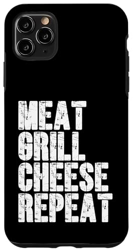Fleisch, Grill, Käse, Repeat Funny BBQ Hamburger Day Hülle für iPhone 11 Pro Max Fleisch, Grill, Käse, Repeat Funny BBQ Hamburger Day Hülle für iPhone 11 Pro Max von Hamburger Apparel & Accessories