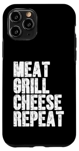 Fleisch, Grill, Käse, Repeat Funny BBQ Hamburger Day Hülle für iPhone 11 Pro Fleisch, Grill, Käse, Repeat Funny BBQ Hamburger Day Hülle für iPhone 11 Pro von Hamburger Apparel & Accessories