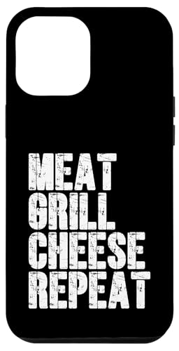 Fleisch, Grill, Käse, Repeat Funny BBQ Hamburger Day Hülle für iPhone 12 Pro Max Fleisch, Grill, Käse, Repeat Funny BBQ Hamburger Day Hülle für iPhone 12 Pro Max von Hamburger Apparel & Accessories