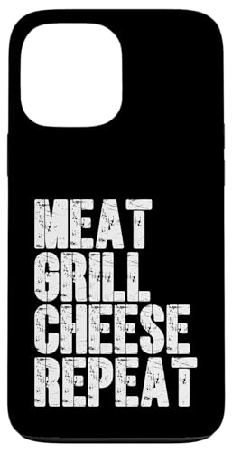 Fleisch, Grill, Käse, Repeat Funny BBQ Hamburger Day Hülle für iPhone 13 Pro Max Fleisch, Grill, Käse, Repeat Funny BBQ Hamburger Day Hülle für iPhone 13 Pro Max von Hamburger Apparel & Accessories