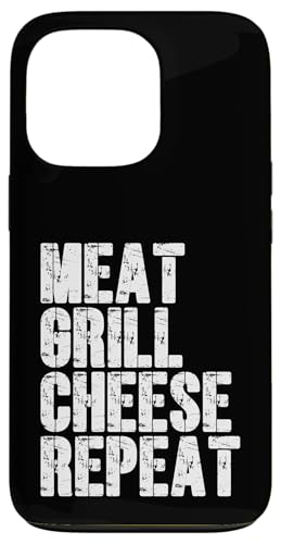 Fleisch, Grill, Käse, Repeat Funny BBQ Hamburger Day Hülle für iPhone 13 Pro Fleisch, Grill, Käse, Repeat Funny BBQ Hamburger Day Hülle für iPhone 13 Pro von Hamburger Apparel & Accessories
