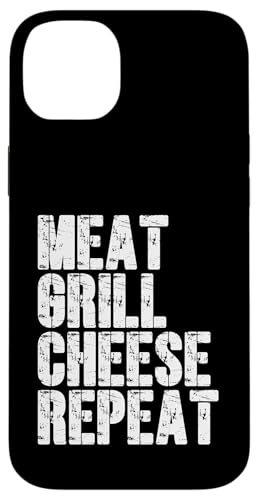 Fleisch, Grill, Käse, Repeat Funny BBQ Hamburger Day Hülle für iPhone 14 Plus Fleisch, Grill, Käse, Repeat Funny BBQ Hamburger Day Hülle für iPhone 14 Plus von Hamburger Apparel & Accessories