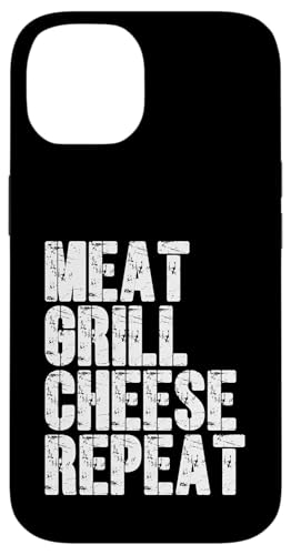 Fleisch, Grill, Käse, Repeat Funny BBQ Hamburger Day Hülle für iPhone 14 Fleisch, Grill, Käse, Repeat Funny BBQ Hamburger Day Hülle für iPhone 14 von Hamburger Apparel & Accessories