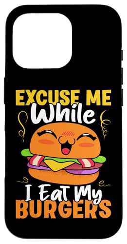 Entschuldigen Sie mich, während ich meine Burger esse Hülle für iPhone 16 Pro Entschuldigen Sie mich, während ich meine Burger esse Hülle für iPhone 16 Pro von Hamburger Fast Food And Barbecue Designs