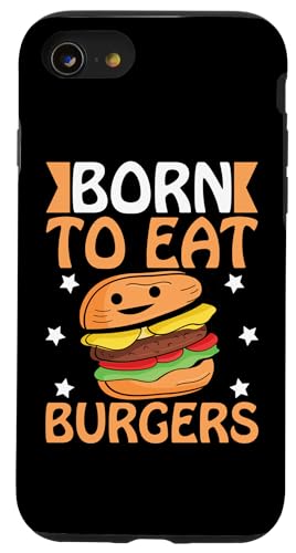 Geboren, um Burger zu essen Hülle für iPhone SE (2020) / 7 / 8 von Hamburger Fast Food And Barbecue Designs
