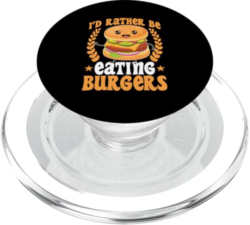 Ich esse lieber Burger PopSockets PopGrip für MagSafe Ich esse lieber Burger PopSockets PopGrip für MagSafe von Hamburger Fast Food And Barbecue Designs
