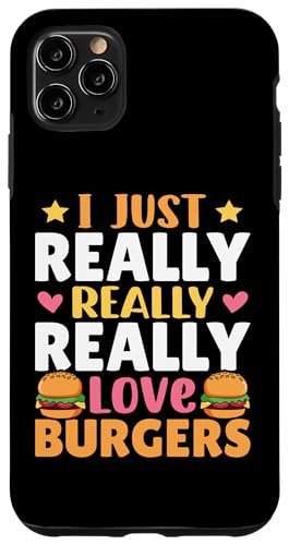 Ich liebe Burger einfach, wirklich, wirklich Hülle für iPhone 11 Pro Max Ich liebe Burger einfach, wirklich, wirklich Hülle für iPhone 11 Pro Max von Hamburger Fast Food And Barbecue Designs