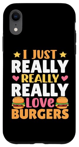 Ich liebe Burger einfach, wirklich, wirklich Hülle für iPhone XR Ich liebe Burger einfach, wirklich, wirklich Hülle für iPhone XR von Hamburger Fast Food And Barbecue Designs