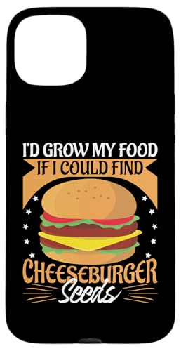 Ich würde mein Essen anbauen, wenn ich Cheeseburgersamen finden könnte Hülle für iPhone 15 Plus Ich würde mein Essen anbauen, wenn ich Cheeseburgersamen finden könnte Hülle für iPhone 15 Plus von Hamburger Fast Food And Barbecue Designs