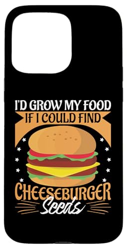 Ich würde mein Essen anbauen, wenn ich Cheeseburgersamen finden könnte Hülle für iPhone 15 Pro Max Ich würde mein Essen anbauen, wenn ich Cheeseburgersamen finden könnte Hülle für iPhone 15 Pro Max von Hamburger Fast Food And Barbecue Designs
