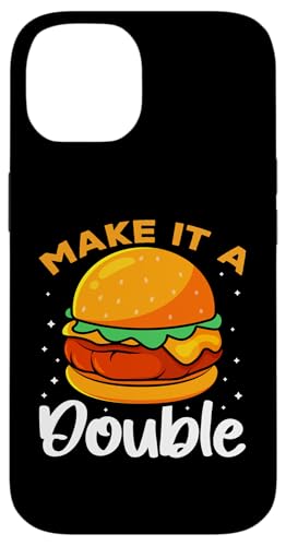Mach es zu einem doppelten Hamburger Hülle für iPhone 14 Mach es zu einem doppelten Hamburger Hülle für iPhone 14 von Hamburger Fast Food And Barbecue Designs