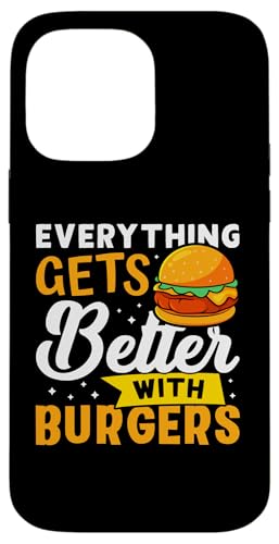 Mit Burgern wird alles besser Hülle für iPhone 14 Pro Max Mit Burgern wird alles besser Hülle für iPhone 14 Pro Max von Hamburger Fast Food And Barbecue Designs