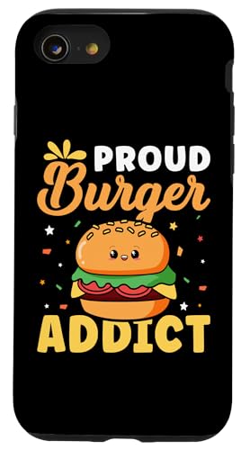 Proud Burger Addict Cheeseburger Hülle für iPhone SE (2020) / 7 / 8 von Hamburger Fast Food And Barbecue Designs