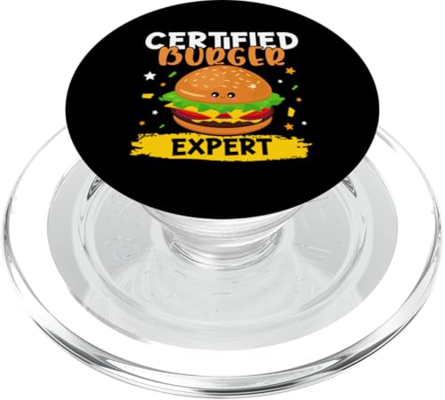 Zertifizierter Burger-Experte Cheeseburger PopSockets PopGrip für MagSafe Zertifizierter Burger-Experte Cheeseburger PopSockets PopGrip für MagSafe von Hamburger Fast Food And Barbecue Designs