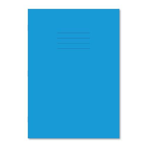 Hamelin A4 8 mm liniert und Rand 64 Seiten Heft – 50 Stück 64 hellblau von Hamelin