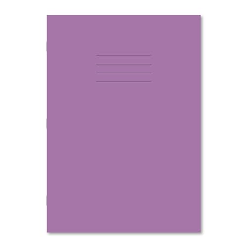 Hamelin A4 8 mm liniert und Rand 80 Seiten Heft – 50 Stück 80 violett von Hamelin