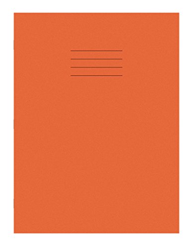 Hamelin Schulheft, A4+, 5 mm, kariert, 80 Seiten, Orange, 50 Stück von Hamelin